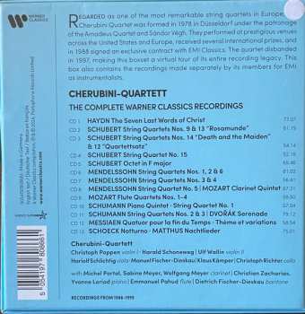 13CD/Doos Cherubini-Quartett: The Complete Warner Classics Recordings
