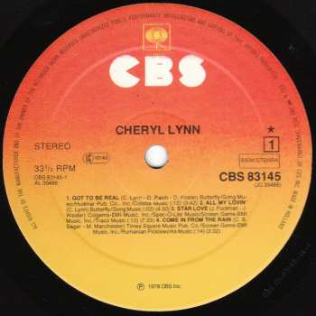 LP Cheryl Lynn: Cheryl Lynn