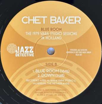 2LP Chet Baker: Blue Room (The 1979 VARA Studio Sessions In Holland) LTD | NUM | DLX