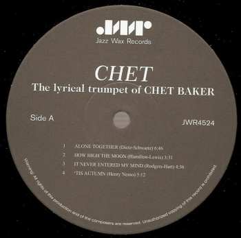 LP Chet Baker: Chet LTD