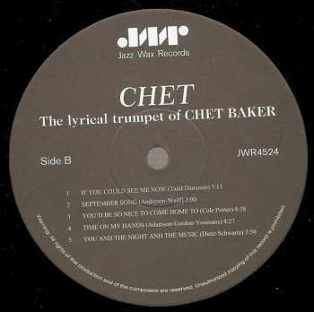 LP Chet Baker: Chet LTD