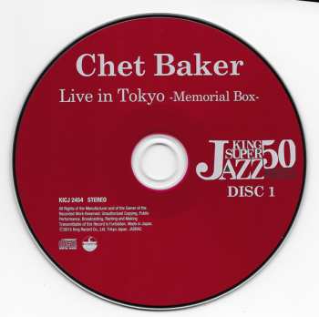 2CD Chet Baker: Memories - Chet Baker In Tokyo