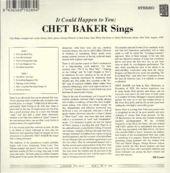 CD Chet Baker: It Could Happen To You - Chet Baker Sings