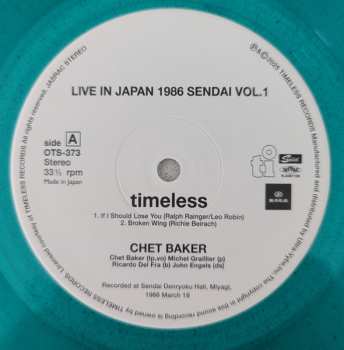 LP Chet Baker: Live in Japan 1986 Sendai Vol.1 CLR | LTD | NUM