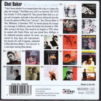 10CD/Doos Chet Baker: Milestones Of A Jazz Legend