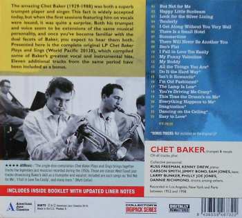 CD Chet Baker: Plays And Sings LTD | DIGI