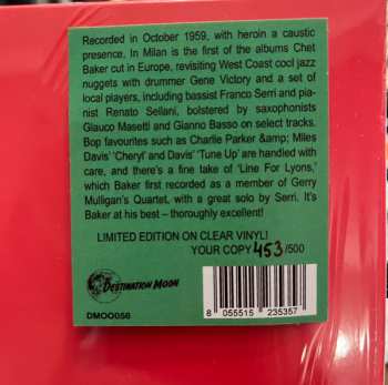 LP Chet Baker: In Milan LTD | NUM | CLR