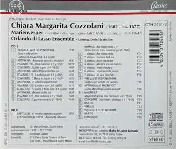 2CD Chiara Margarita Cozzolani: Marien-Vesper