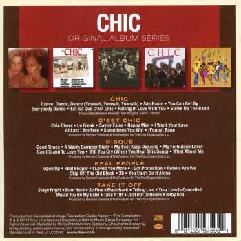 5CD/Doos Chic: Original Album Series