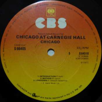 4LP/Doos Chicago: Chicago At Carnegie Hall
