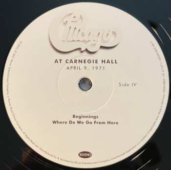 3LP/Doos Chicago: At Carnegie Hall - April 9, 1971 LTD