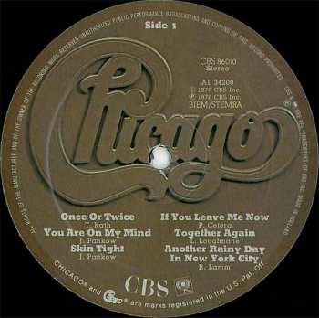 LP Chicago: Chicago X