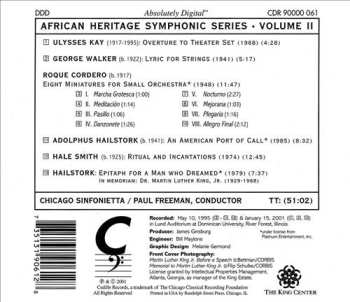 CD Paul Freeman: African Heritage Symphonic Series • Volume II