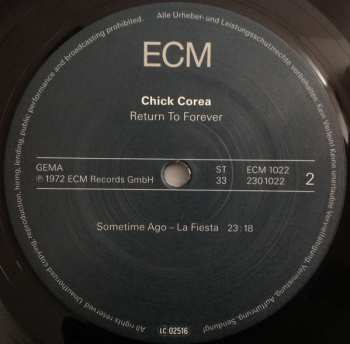LP Chick Corea: Return To Forever