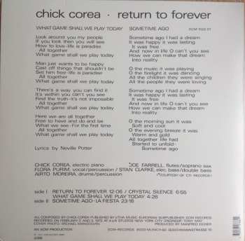 LP Chick Corea: Return To Forever