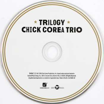 3CD Chick Corea Trio: Trilogy