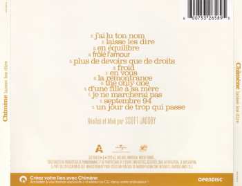 CD Chimène Badi: Laisse Les Dire