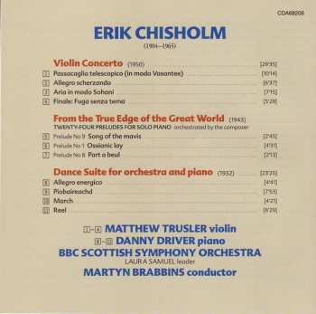 CD BBC Scottish Symphony Orchestra: Violin Concerto ∙ Dance Suite For Orchestra And Piano ∙ Preludes From The True Edge Of The Great World