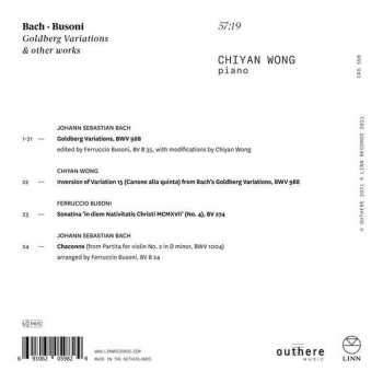 CD Chiyan Wong: Bach - Busoni: Goldberg Variations And Other Works