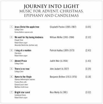CD Choir Of Jesus College Cambridge: Journey Into Light (Music For Advent, Christmas, Epiphany And Candlemas)