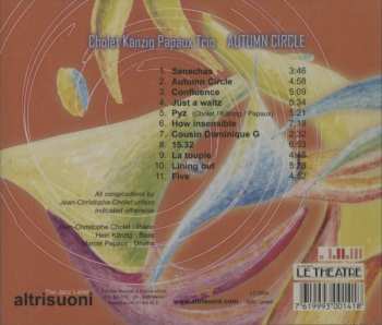 CD Cholet Känzig Papaux Trio: Autumn Circle