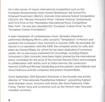 CD César Franck: Cello Sonatas