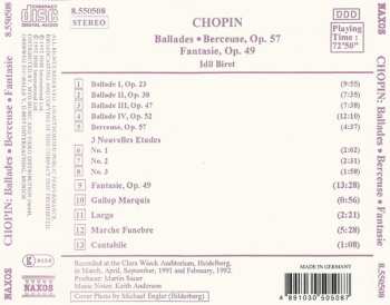 CD Frédéric Chopin: Ballades / Berceuse, Op. 57 / Fantasie, Op. 49