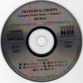CD Frédéric Chopin: Nocturnes (Volume 1)