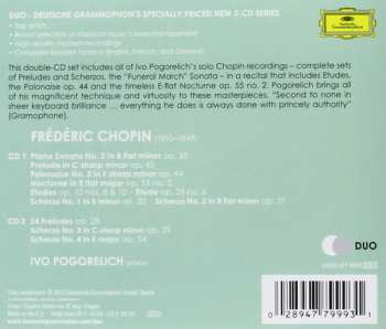 2CD Frédéric Chopin: 4 Scherzi ・ 24 Preludes ・ Sonata No. 2 ・ Prelude Op. 45 ・ Nocturne ・ 3 Etudes ・ Polonaise