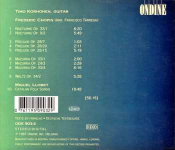 CD Frédéric Chopin: Chopin, Llobet