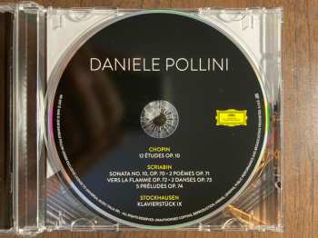 CD Frédéric Chopin: Études Op. 10 / Late Works Opp. 70–74 / Klavierstück IX