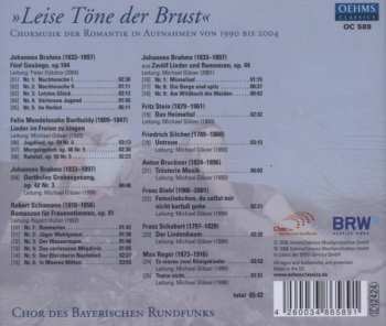 CD Chor Des Bayerischen Rundfunks: »Leise Töne Der Brust«