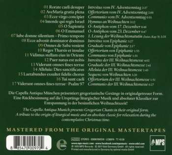 CD Choralschola Der Capella Antiqua München: Gregorian Christmas