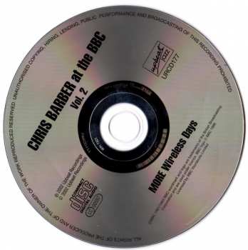 CD Chris Barber: Chris Barber At The BBC Vol. 2, More Wireless Days 1961/1963 (Broadcast Recordings 1961/1963)