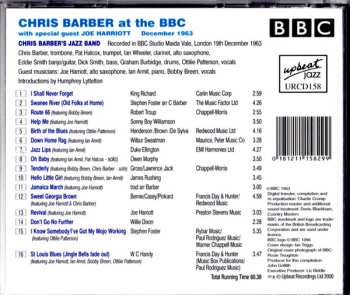 CD Chris Barber: Chris Barber At The Bbc With Special Guest Joe Harriott December 1963