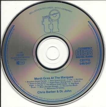 CD Dr. John: Mardi Gras At The Marquee