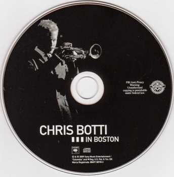 CD Chris Botti: Chris Botti In Boston