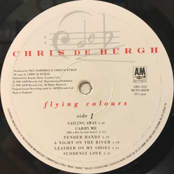 LP Chris de Burgh: Flying Colours