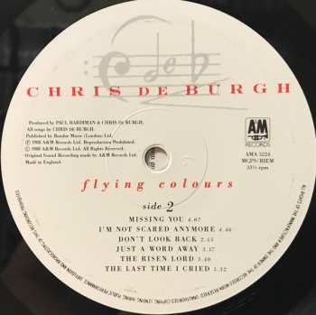 LP Chris de Burgh: Flying Colours