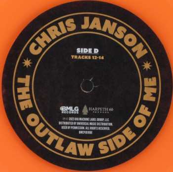 2LP Chris Janson: The Outlaw Side Of Me CLR