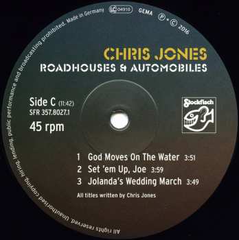 2LP Chris Jones: Roadhouses & Automobiles