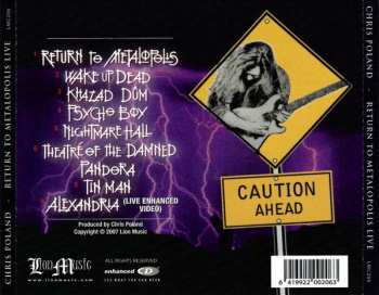 CD Chris Poland: Return To Metalopolis Live