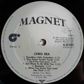 LP Chris Rea: Chris Rea