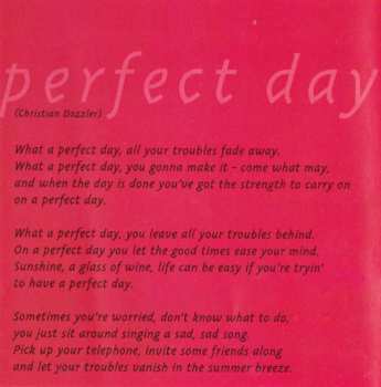 CD Christian Dozzler: Perfect Day