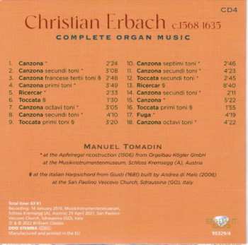 9CD/Doos Manuel Tomadin: Complete Organ Music
