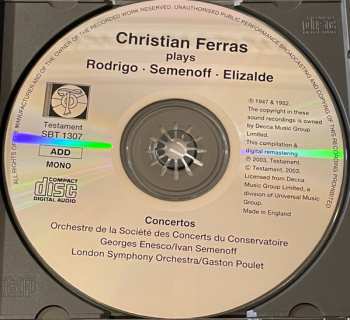 CD Joaquín Rodrigo: Concierto De Estio / Double Concerto /Violin Concerto
