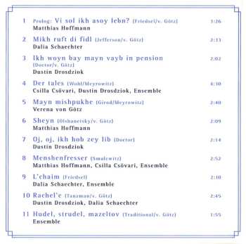 CD Christian von Götz: Mazeltov, Rachel'e  – The Yiddish Songs