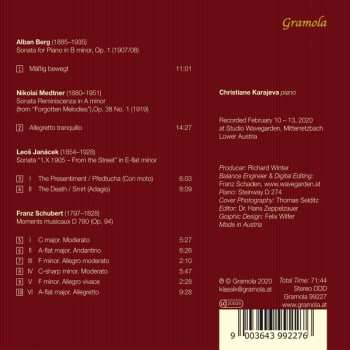 CD Franz Schubert: Berg Medtner Janáček Schubert