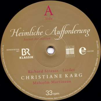 2LP Richard Strauss: Heimliche Aufforderung / Secret Invitation - Lieder