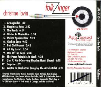 CD Christine Lavin: folkZinger